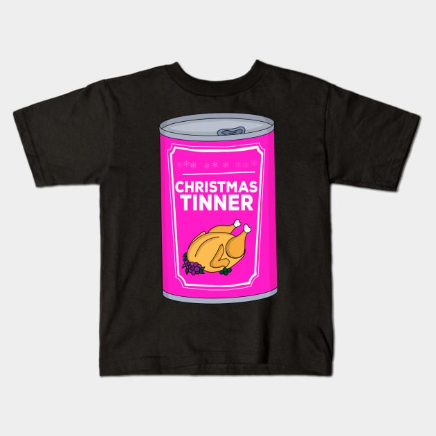 Christmas Tinner Kids T-Shirt by DiegoCarvalho